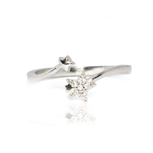 Star Twin Silver 925 Ring