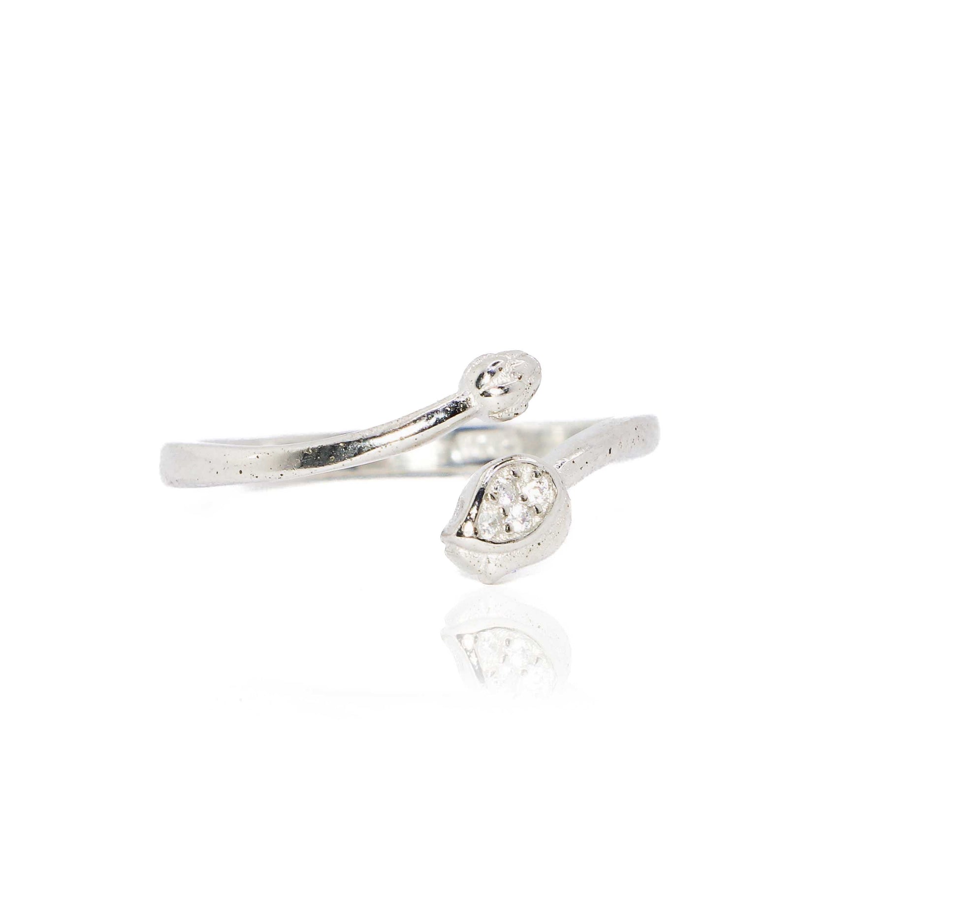 Blooming Rose Silver 925 Ring