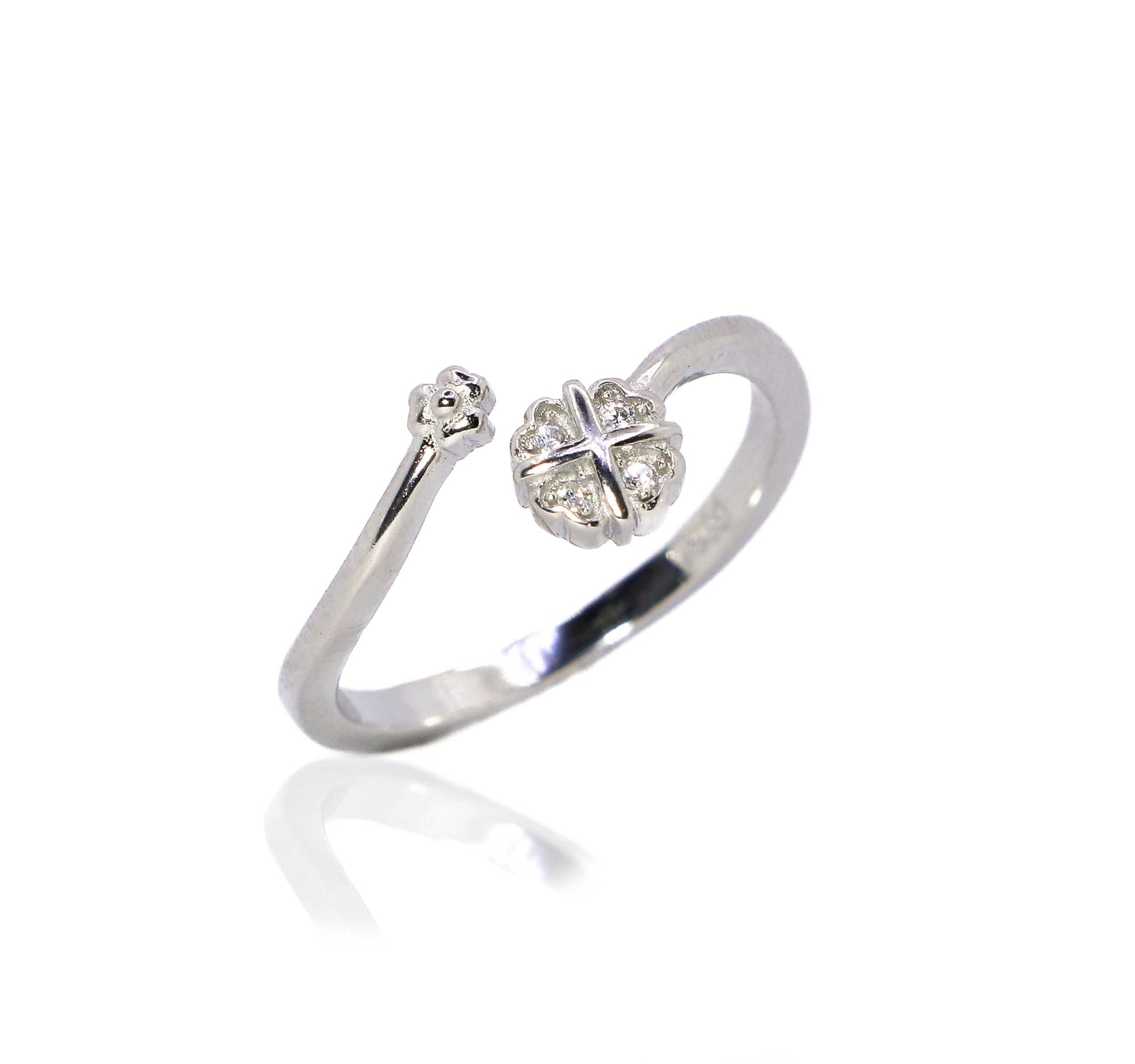 Clover Silver 925 Ring