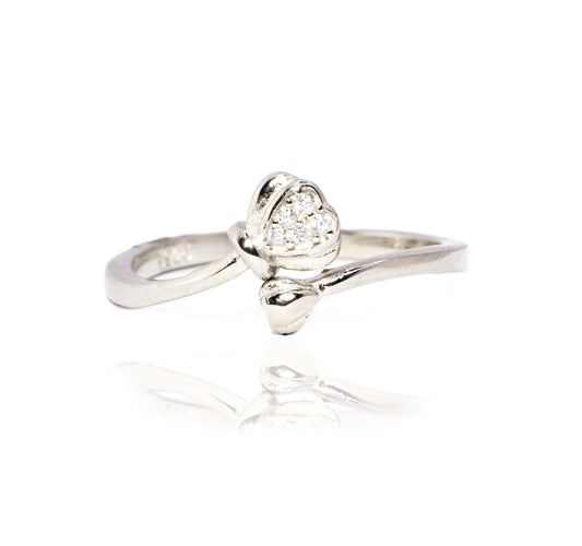 Flower Bud Silver 925 Ring