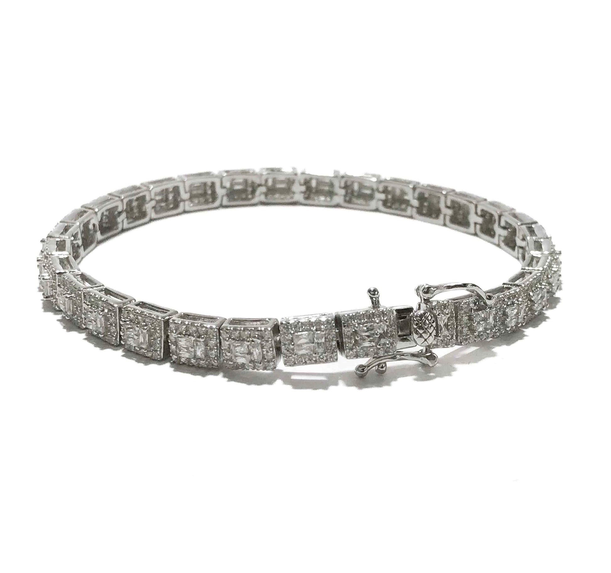 Glimmer Silver 925 Tennis Bracelets