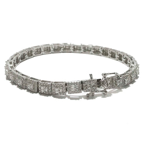 Glimmer Silver 925 Tennis Bracelets