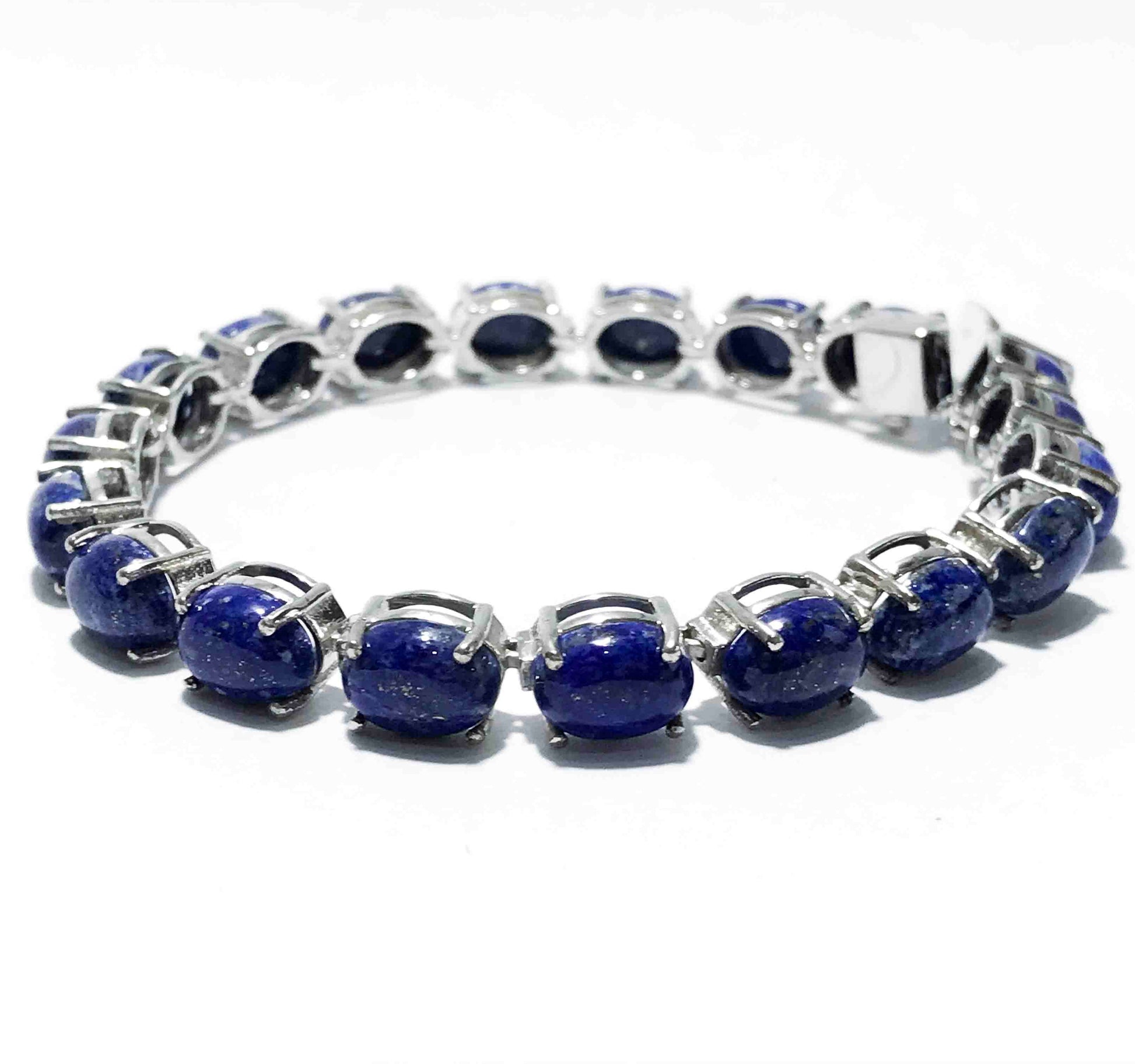 Electric Blue Silver 925 Tennis Bracelets