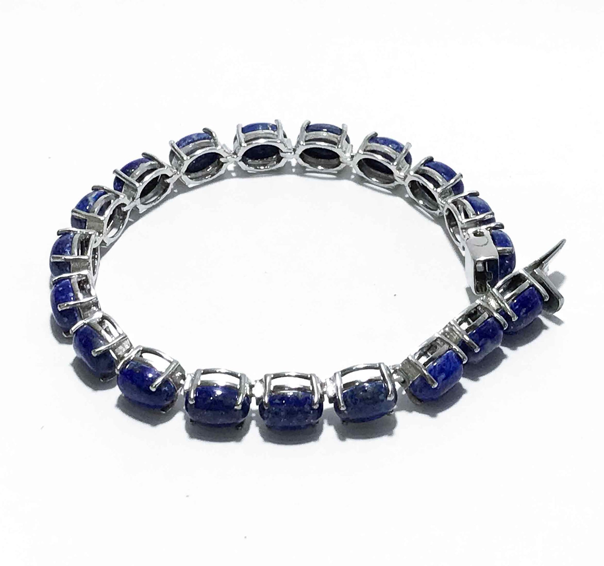 Electric Blue Silver 925 Tennis Bracelets