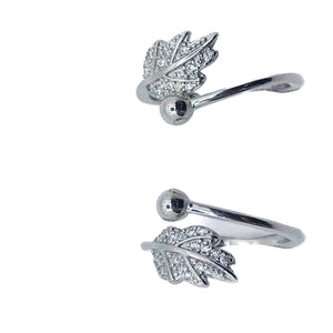 Hazel Leaves Silver 925 Toe Ring