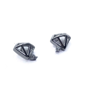 Diamond Shape Silver 925 Studs