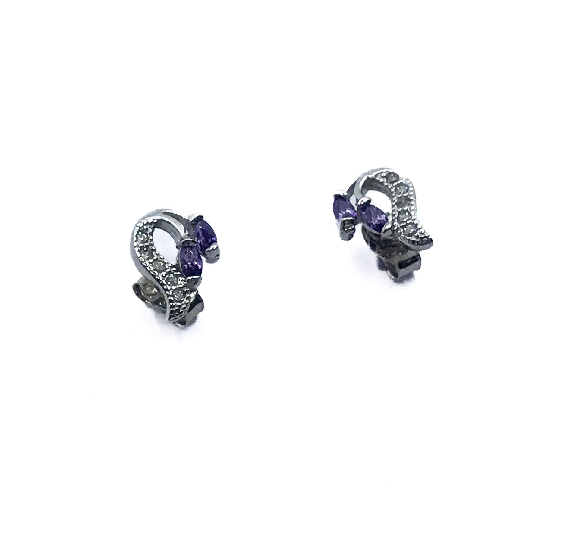 Lavender Korean Silver 925 Studs