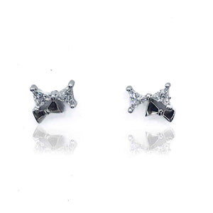 Twin Bow Silver 925 Studs