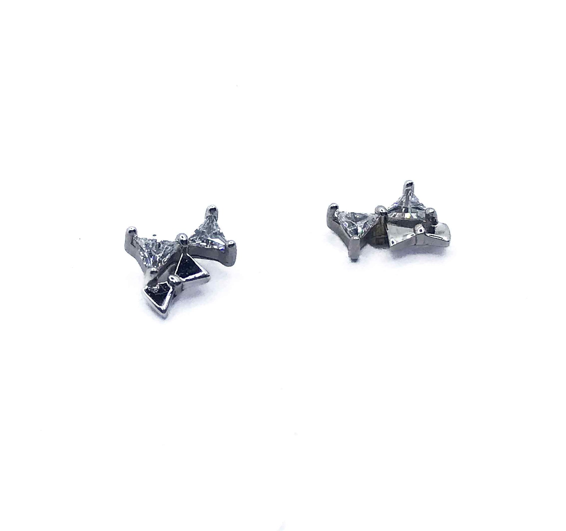 Twin Bow Silver 925 Studs