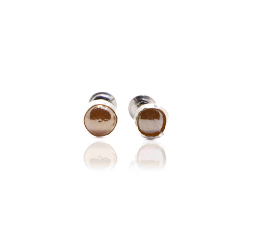 Yellow Dot Silver 925 Studs