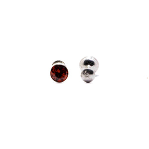 Orange Dot Silver 925 Studs