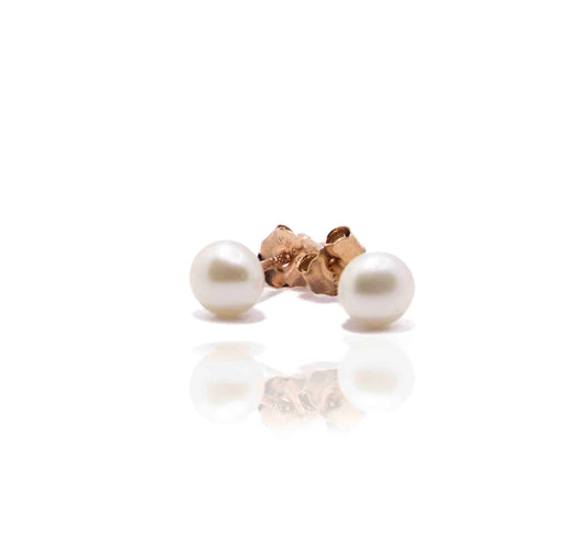 White Pearl Silver 925 Studs