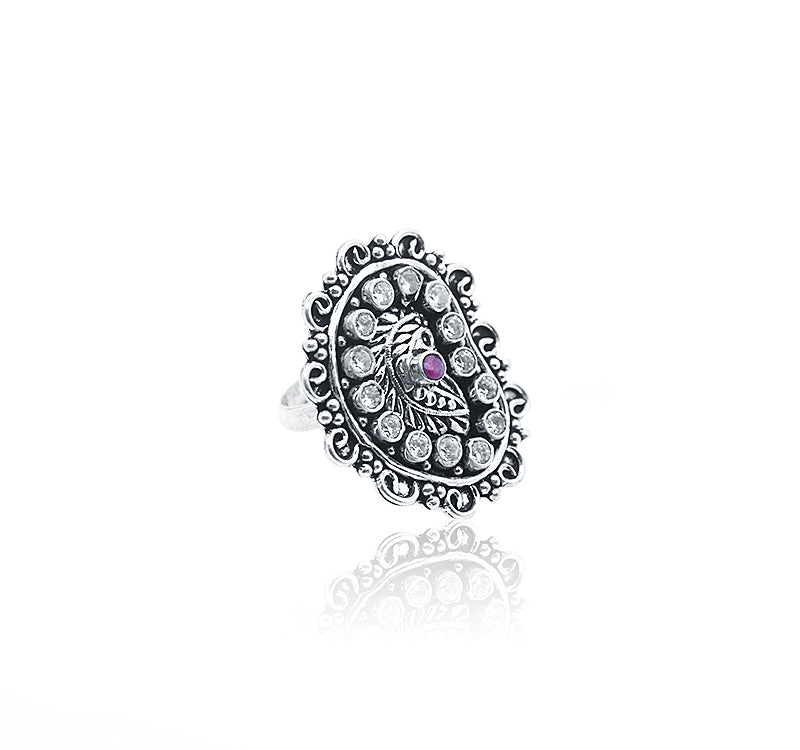 Mandakini Silver 925 Ring