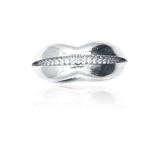 Designer Lips Silver 925 Ring