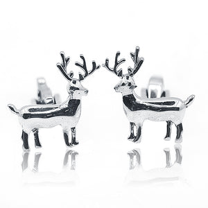 Stag Silver 925 Cufflinks