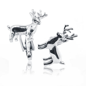 Stag Silver 925 Cufflinks