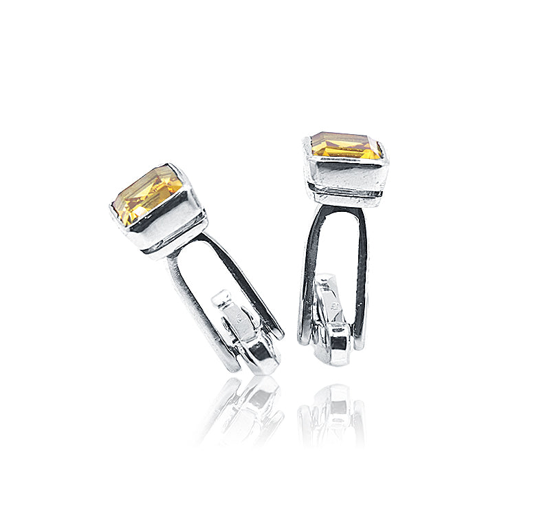 Viraj Yellow Silver 925 Cufflinks