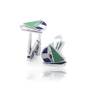 Yacht Silver 925 Cufflinks