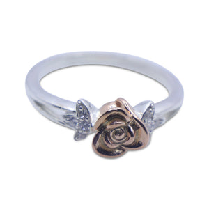 Exceptional Rose Silver 925 Ring