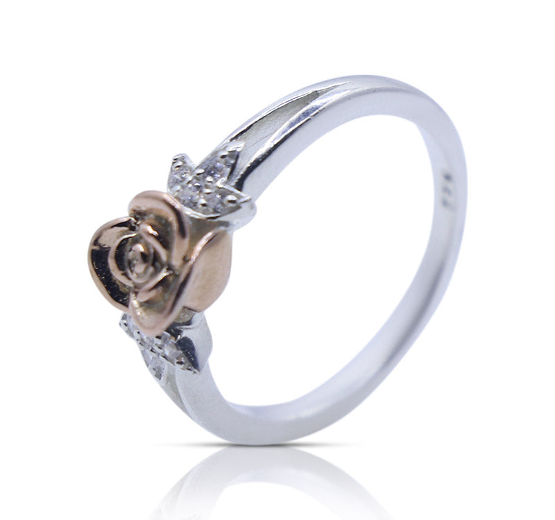 Exceptional Rose Silver 925 Ring