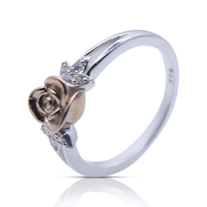 Exceptional Rose Silver 925 Ring