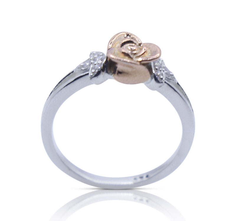 Exceptional Rose Silver 925 Ring