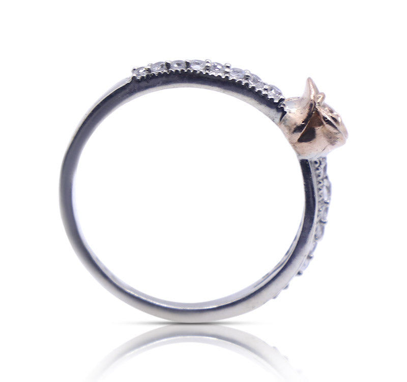 Delicate Rose Silver 925 Ring