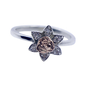 Rare Rose Silver 925 Ring