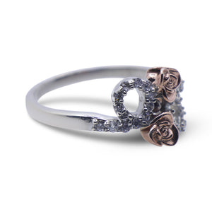 Rose Bouquet Silver 925 Ring