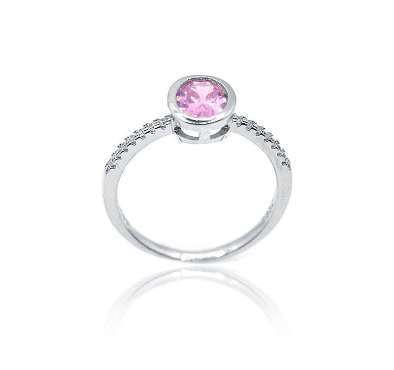 Valerie Pink Silver 925 Ring