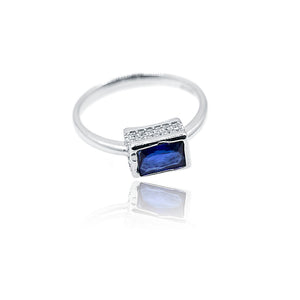 Amy Blue Silver 925 Ring