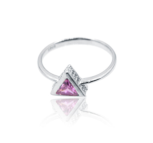 Khloe Pink Silver 925 Ring