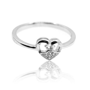 Laurel Heart Silver 925 Ring