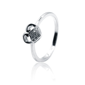 Laurel Heart Silver 925 Ring