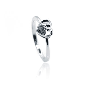 Laurel Heart Silver 925 Ring