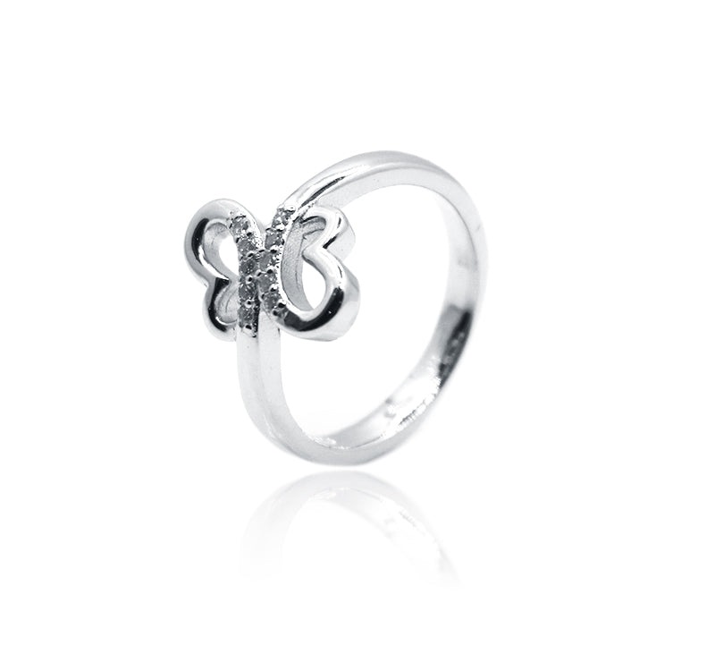 Fancy Butterfly Silver 925 Ring