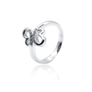 Fancy Butterfly Silver 925 Ring