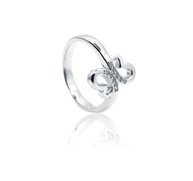 Fancy Butterfly Silver 925 Ring