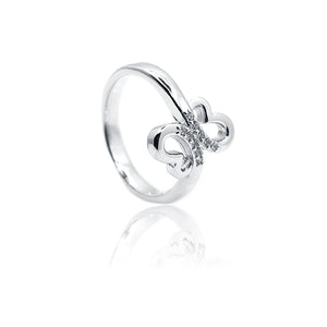 Fancy Butterfly Silver 925 Ring