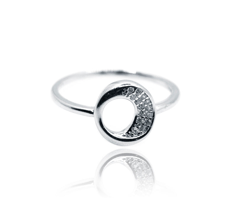 Crater Silver 925 Ring