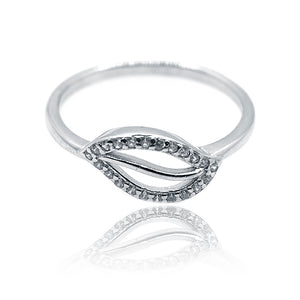 Aspen Leaf Silver 925 Ring