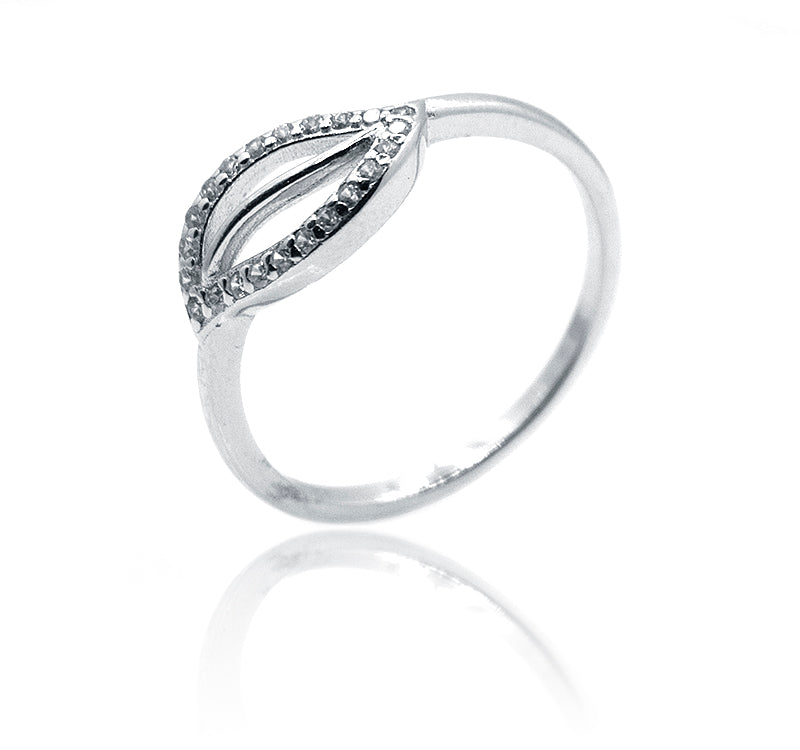 Aspen Leaf Silver 925 Ring