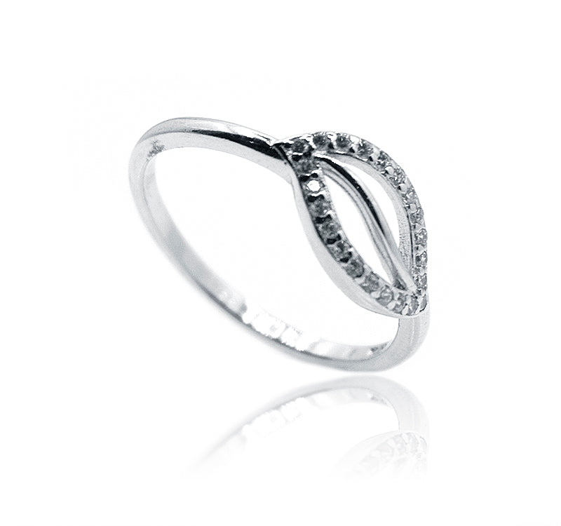 Aspen Leaf Silver 925 Ring