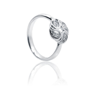 Four Petals Silver 925 Ring