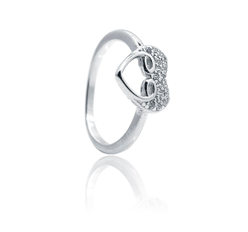 Minnie Heart Silver 925 Ring