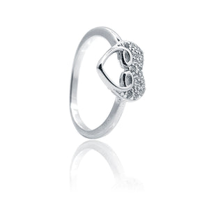 Minnie Heart Silver 925 Ring