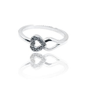 Heart Shape Silver 925 Ring