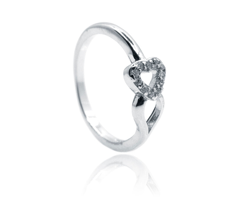 Heart Shape Silver 925 Ring