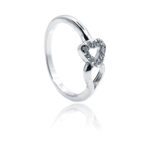 Heart Shape Silver 925 Ring