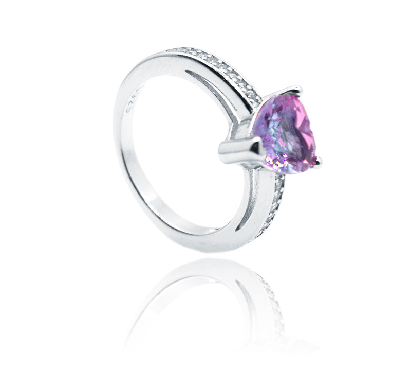 Unicorn Heart Silver 925 Ring